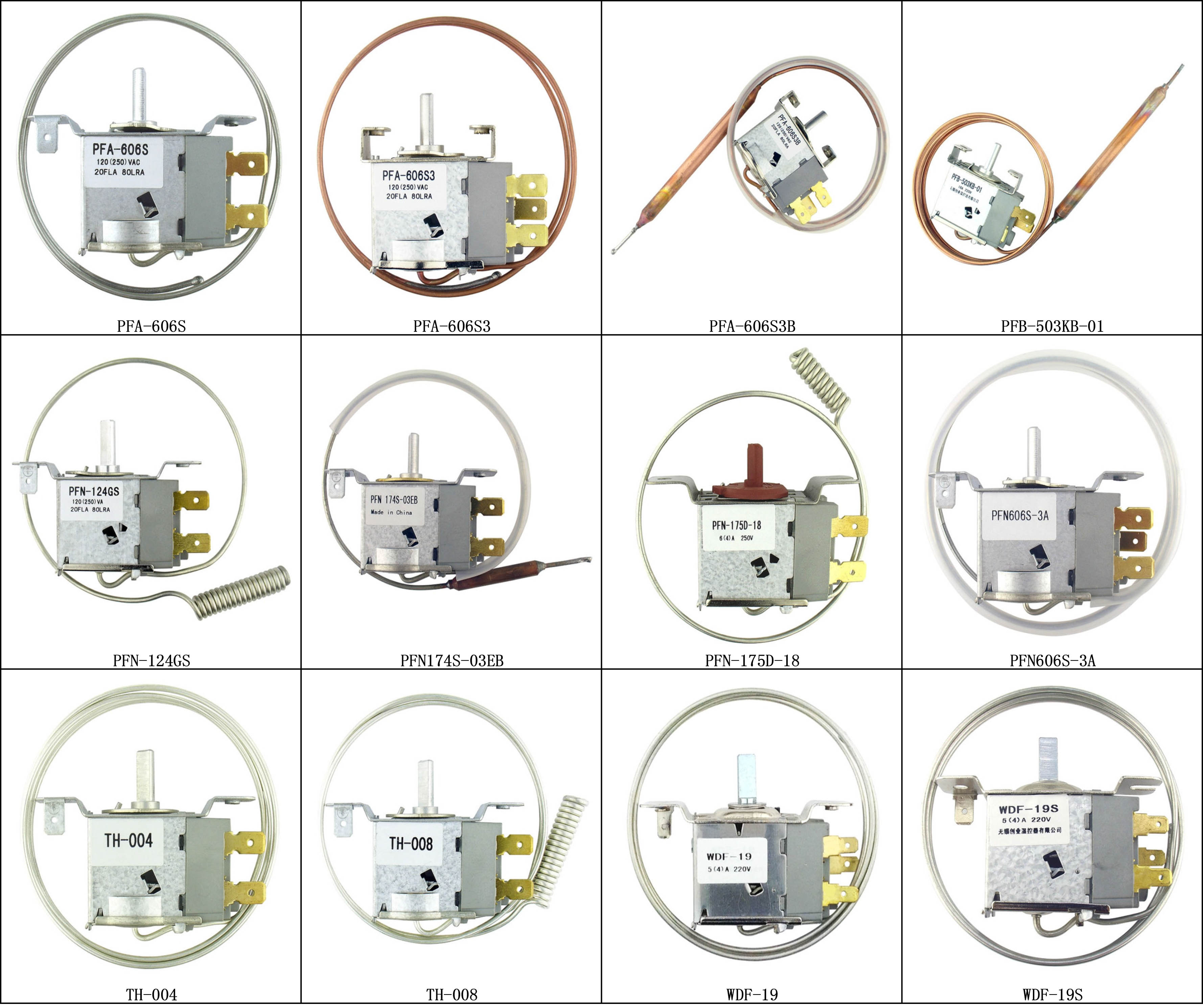 WPF refrigerator thermostat freezer thermostat temperature controller